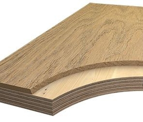 Двухслойная инженерная доска без покрытия Дуб Рустик  200*16/4 (дуб) - купить в Москве | ПаркетАрт